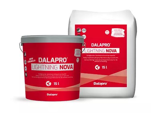 Sprutspackel  snabbare väggar med jämnare resultat